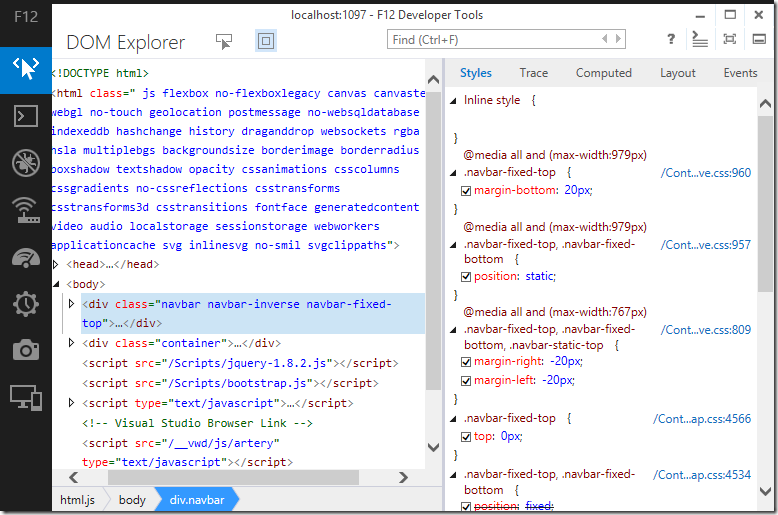 Enable Developer Tool Ie 8