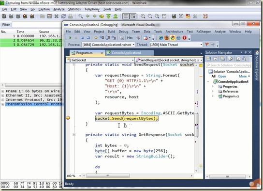 Wireshark and Sockets