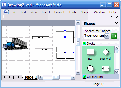 Visio Step 1