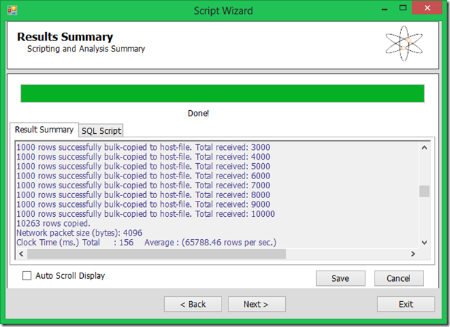 SQl Database Migration Wizard