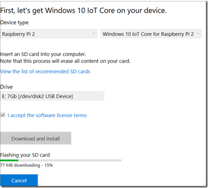 Windows 10 IoT Dashboard